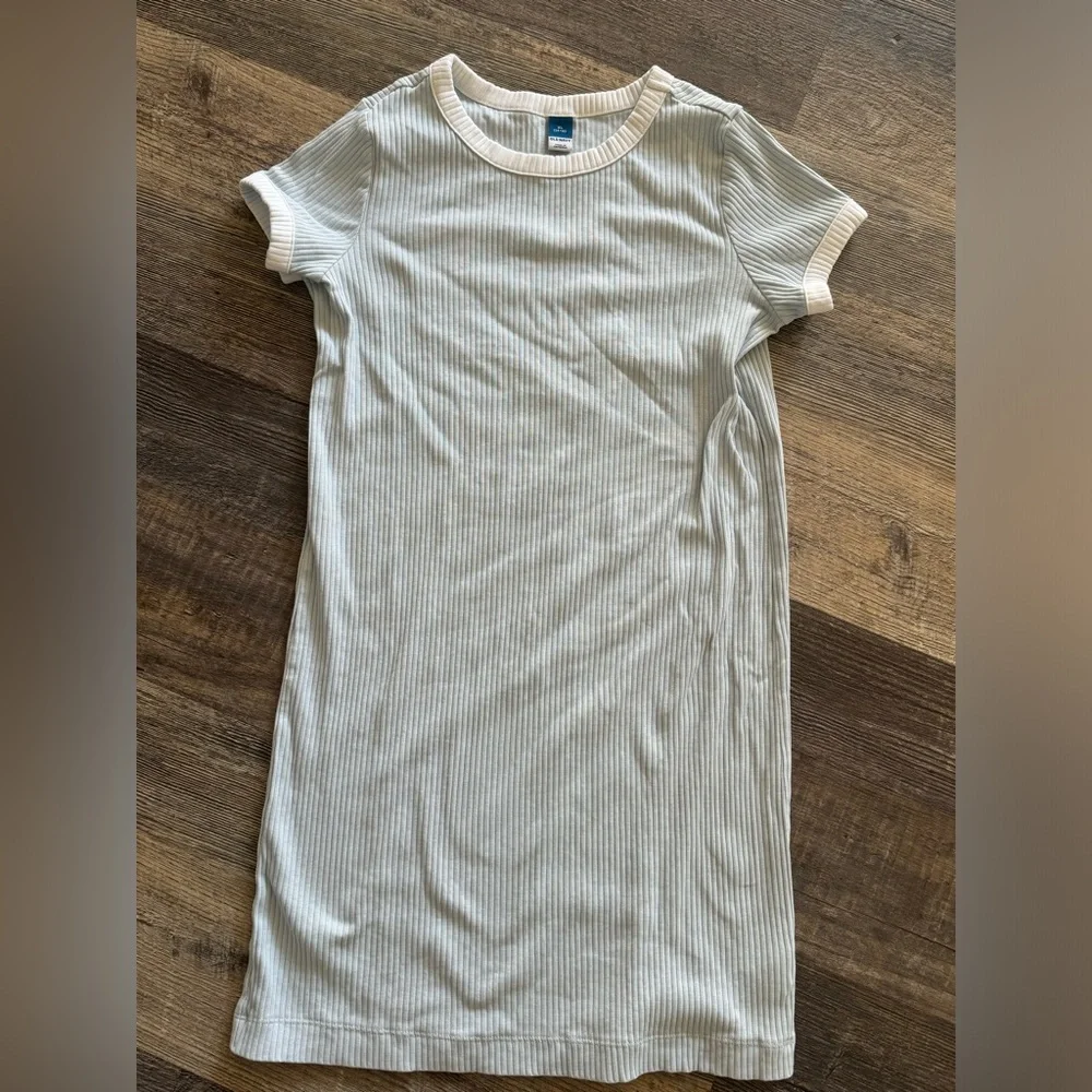 Old Navy Girls Blue ribbed sporty dress XL 14-16‎